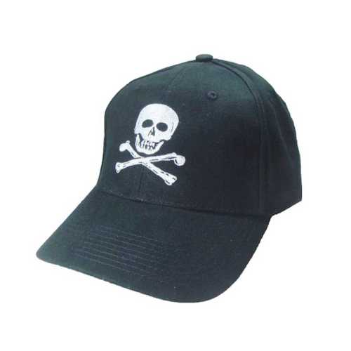 Cappellino con visiera Skull