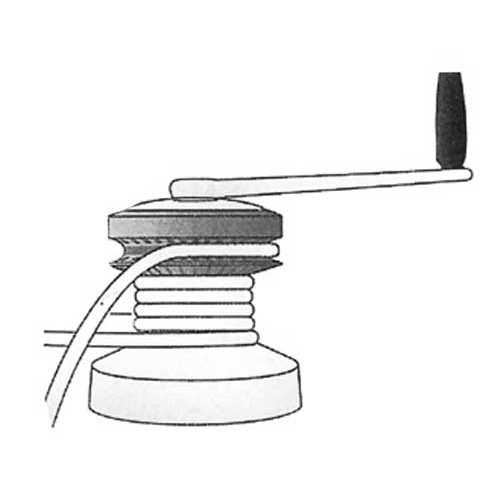 Wincher flangia in gomma Barton