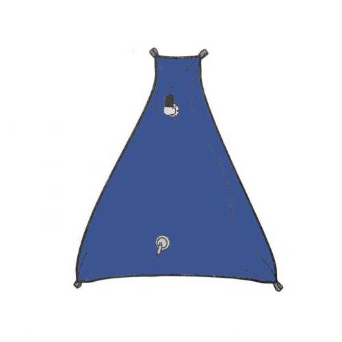 Serbatoio flessibile triangolarie bicamera per acqua potabile