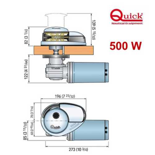 Verricello salpa ancora Quick Prince DP2