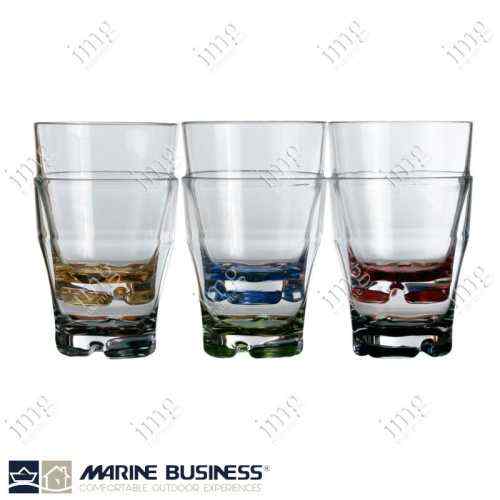 Bicchieri infrangibili Colors Acqua impilabili Marine Business