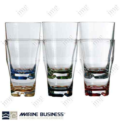 Bicchieri Colors Bibita infrangibili impilabili Marine Business