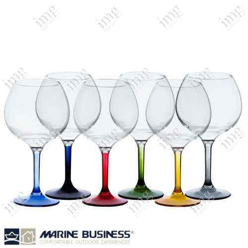 Bicchieri infrangibili Colors Balloon Marine Business in Tritan