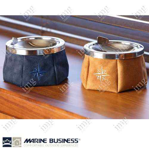 Portacenere antivento Alcantara Blue Navy Marine Business
