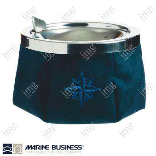 Portacenere antivento Alcantara Blue Navy Marine Business