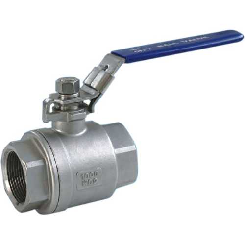 Valvola a sfera acciaio inox AISI316 Blu