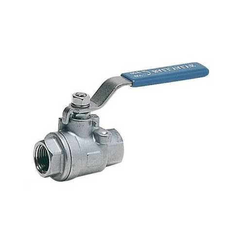 Valvola a sfera acciaio inox AISI316 Blu