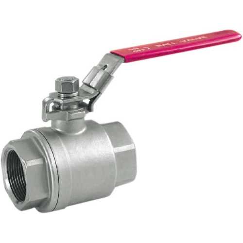 Valvola a sfera ottone leva in acciaio cromato