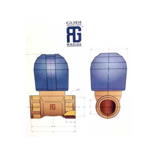 Valvola in bronzo antiblocco