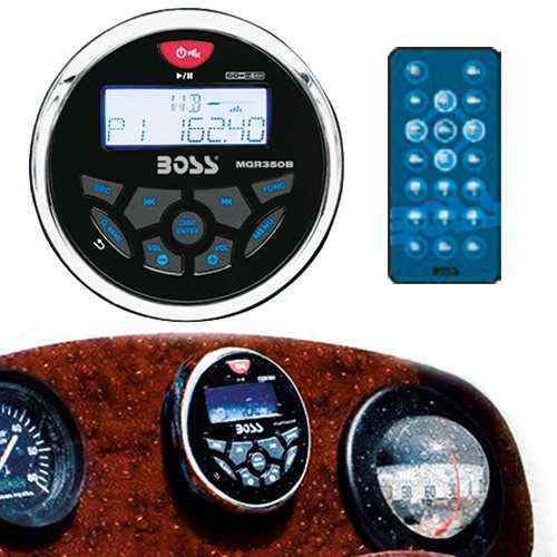 Radio MGR350B Boss marine da cruscotto per barche