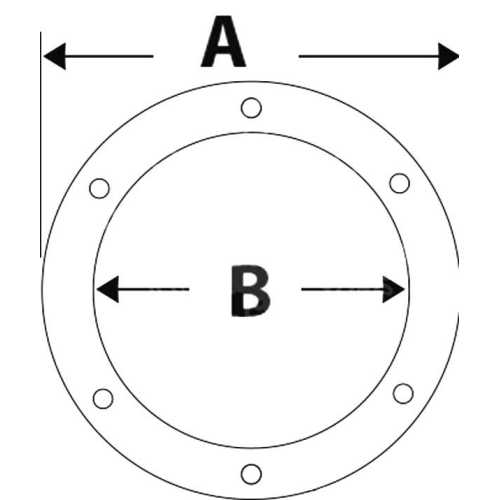 Tappo di ispezione in acciaio