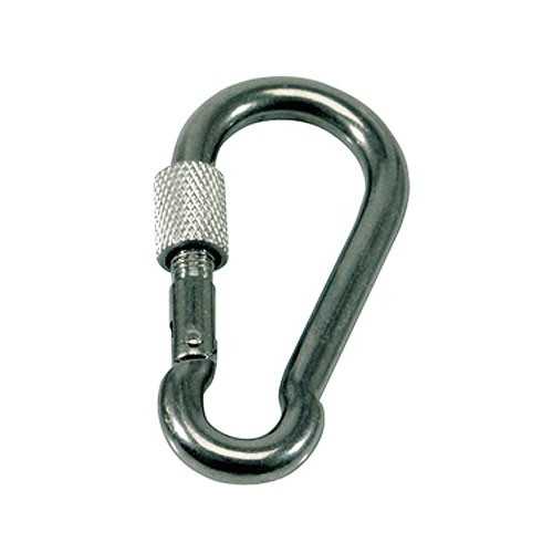 Moschettone con vite inox AISI 316