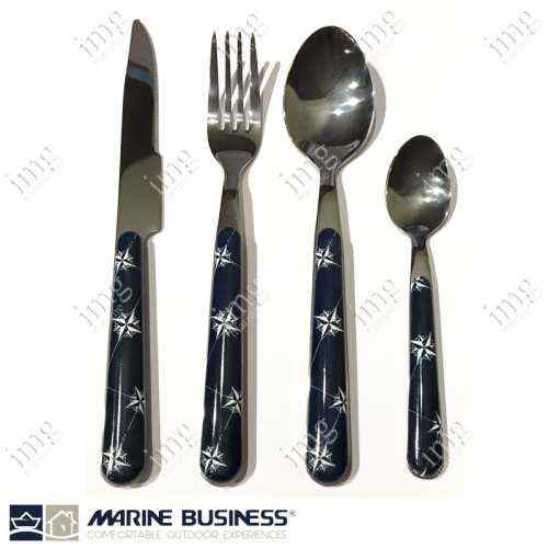 Set 24 posate in inox e ABS Northwind Marine Business