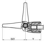 Mozzo Sail Drive elica abbattibile Radice