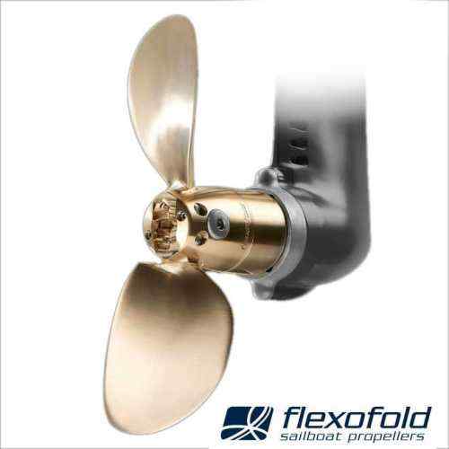 Elica abbattibile bipala Flexofold per Sail Drive