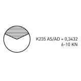 Elica bipala K235 per Linea asse