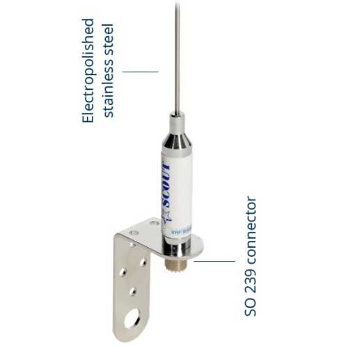 Antenna VHF barca vela KM-3F SCOUT