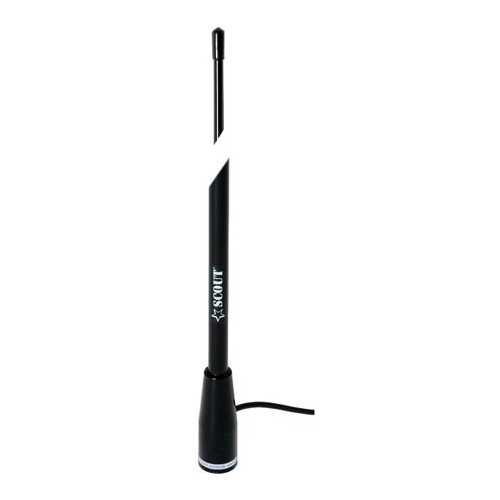 Antenna VHF per barca a motore KS-22Black SCOUT
