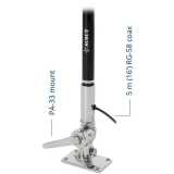 Esempio montaggio Antenna VHF per barca a motore KS-42 SCOUT