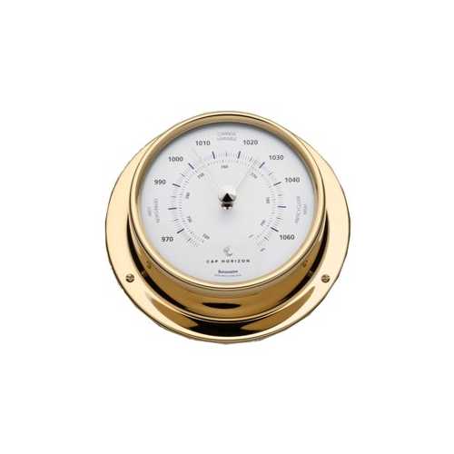 Barometro Ø110 ottone lucido Cap Horizon