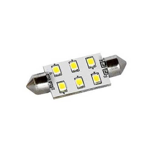 Lampadina 6 Led 42 mm SV8.5