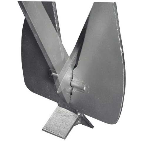 Ancora Britany in acciaio zincato