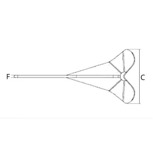 Ancora vomere DC PLASTIMO in acciaio zincato