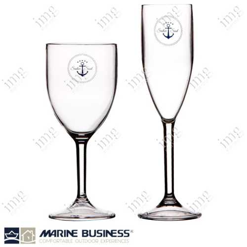 Bicchieri infrangibili Sailor Soul a calice Marine Business