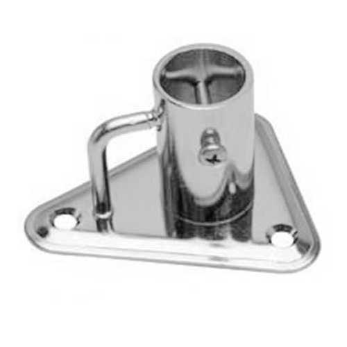 Base candeliere triangolare piana