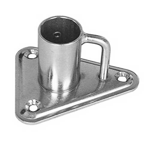 Base candeliere triangolare piana