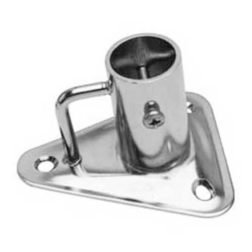 Base candeliere triangolare inclinata