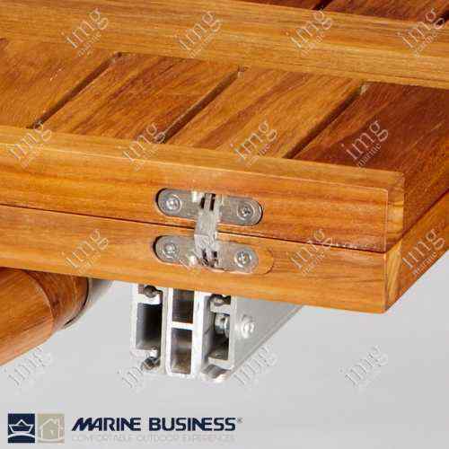 Tavolo Teak pieghevole Marine Business - Dettaglio Tavolo Teak pieghevole Marine Business - Dettaglio