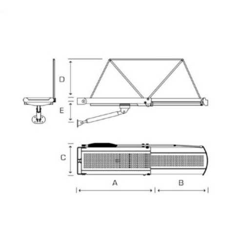 Passerella idraulica telescopica SP-Inox