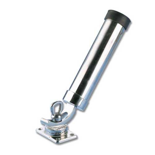 Portacanna inox base inclinabile