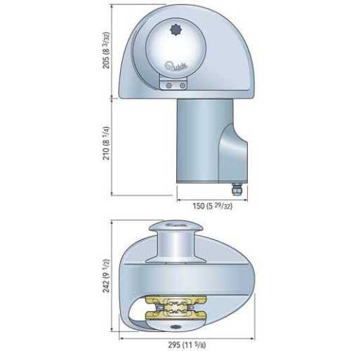 Verricello salpa ancora Quick Eagle 3