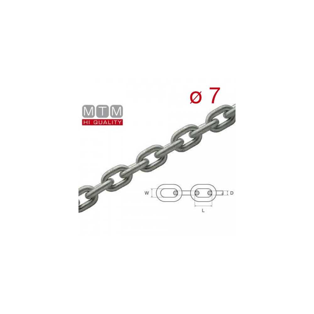 Catena Zincata Calibrata OSCULATI - 6mm X 100m, Per Utilizzi Nautici E Industriali - Foto 4