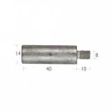 Anodo barrotto per motori VM (14x40mm)