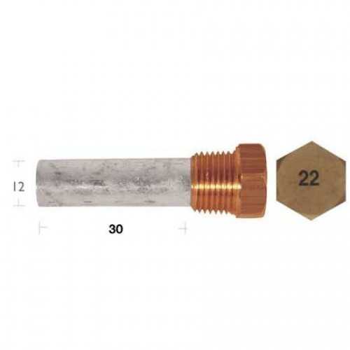Anodo Barrotto motore Yanmar LH 12x30