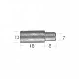 Anodo Barrotto motore Aifo 10x18