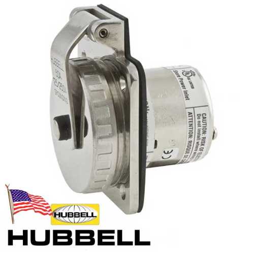 Spina ad incasso 50A HUBBELL