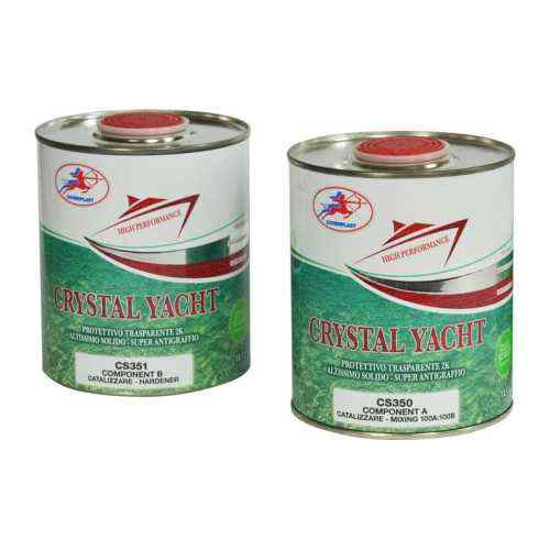 Crystal Yacht vernice 2k trasparente alto solido