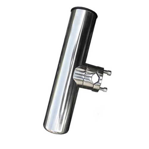 Portacanna inox morsetto orientabile