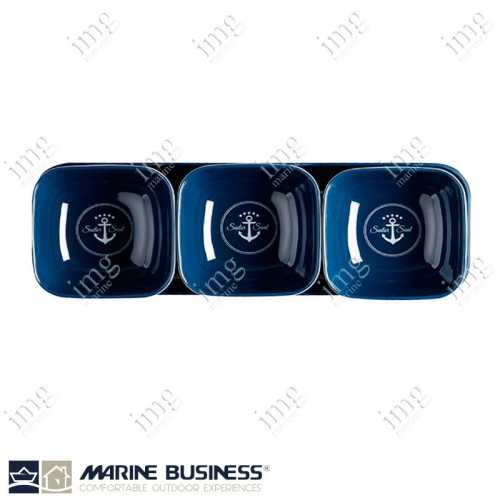 Set Aperitivo Sailor Soul Marine Business in melamina infrangibile