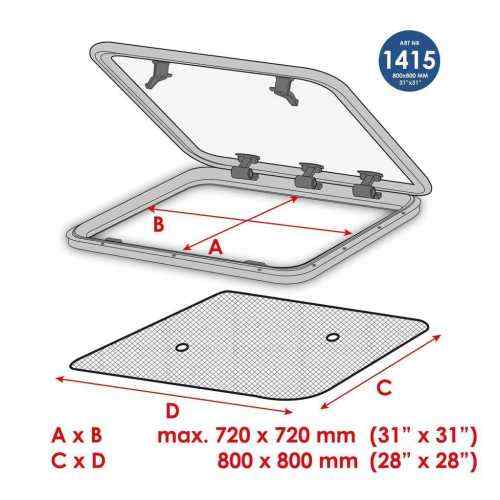 Zanzariera Osteriggio 720x720 Waterline Design