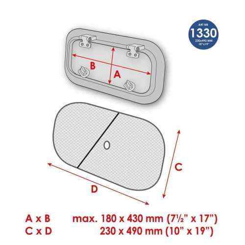 Oscurante Oblò 180x430 Waterline