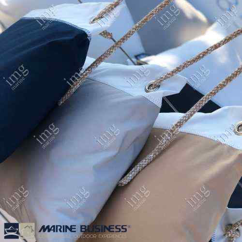 Cuscini Waterproof 40x40 Dark Grey 2 pz - Marine Business