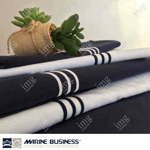Lenzuolo Matrimoniale Santorini Navy con Federe - Marine Business Lenzuolo Matrimoniale Santorini Navy con Federe - Marine Business