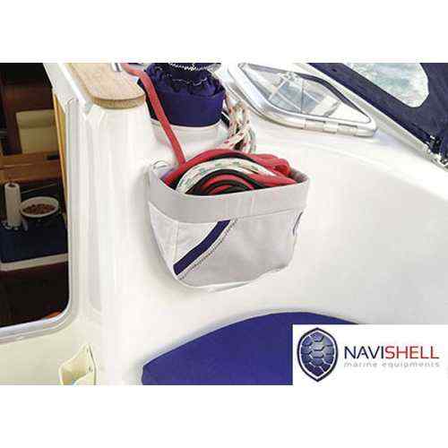 Sacca portacime small Navishell grigio