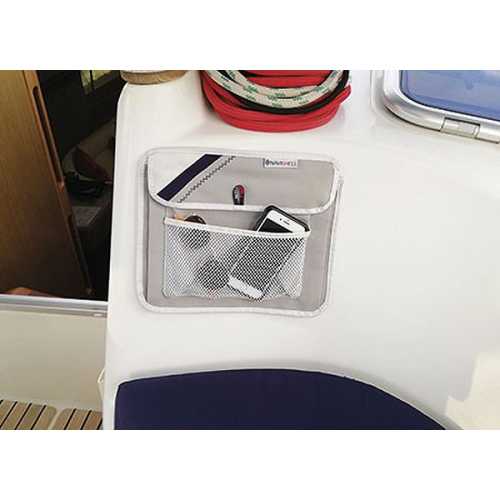 Tasca portaoggetti Navishell grigio