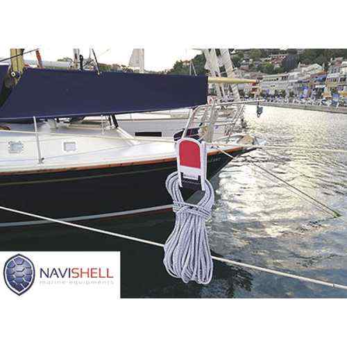 Portacime per drizze e scotte Strap Navishell blu